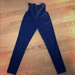 AG black maternity skinny jeans